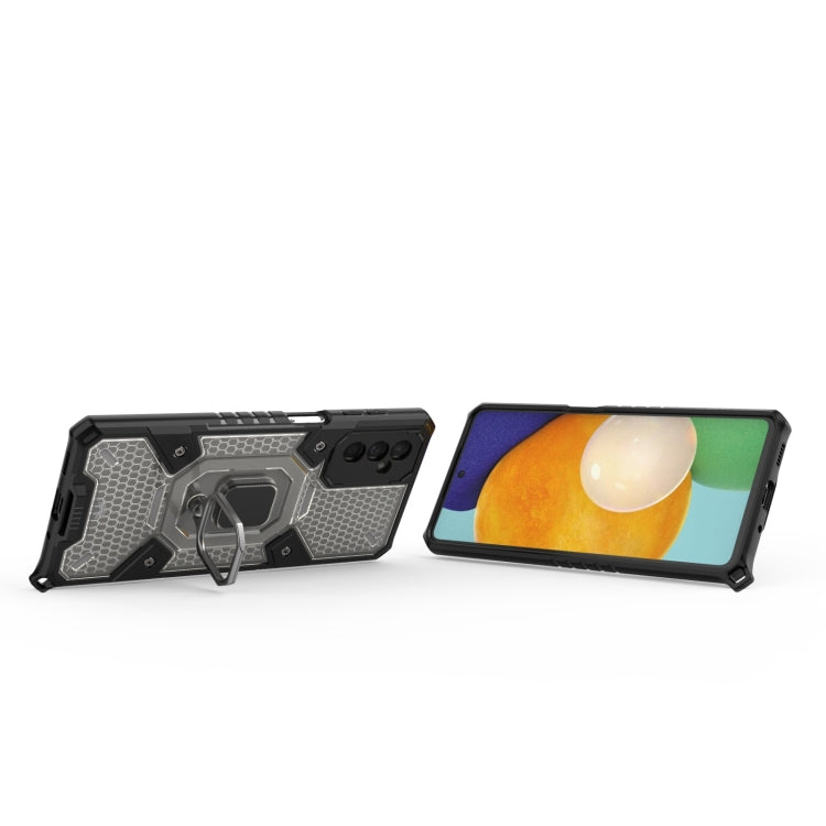 For Samsung Galaxy M52 5G Space PC+TPU Ring Holder Phone Case