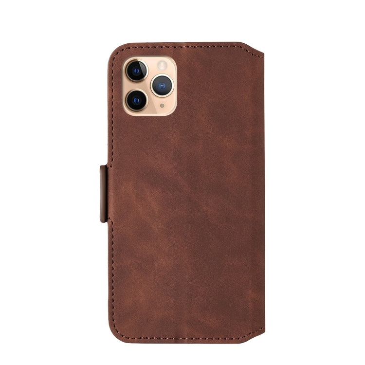 For iPhone 11 Pro Retro Frosted Oil Side Horizontal Flip Casewith Holder & Card Slots