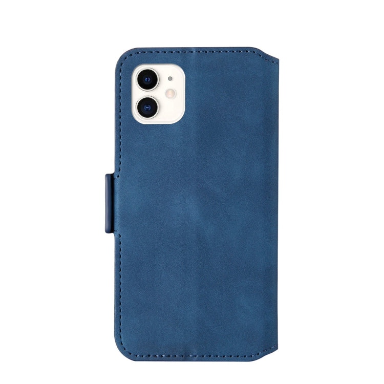 For iPhone 11 Retro Frosted Oil Side Horizontal Flip Case with Holder & Card Slots