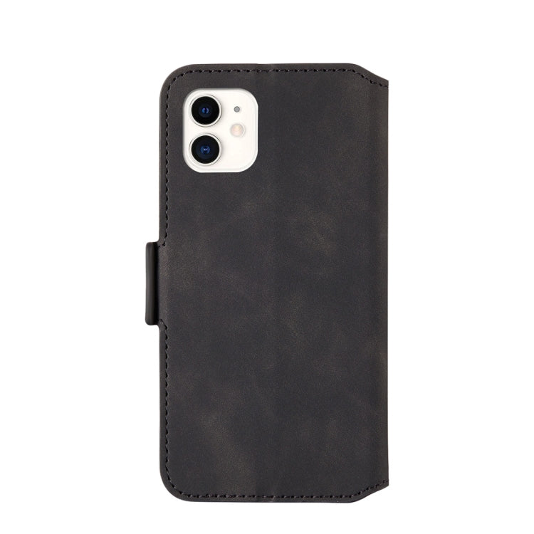 For iPhone 11 Retro Frosted Oil Side Horizontal Flip Case with Holder & Card Slots