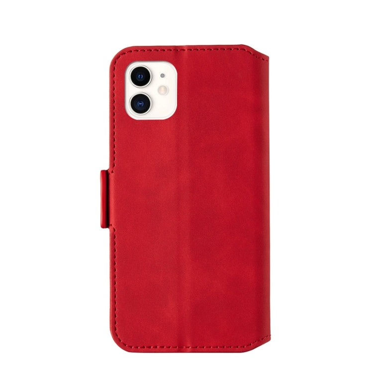 For iPhone 11 Retro Frosted Oil Side Horizontal Flip Case with Holder & Card Slots