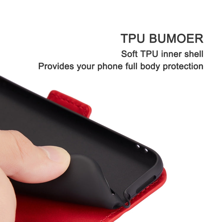 For iPhone 11 Retro Frosted Oil Side Horizontal Flip Case with Holder & Card Slots