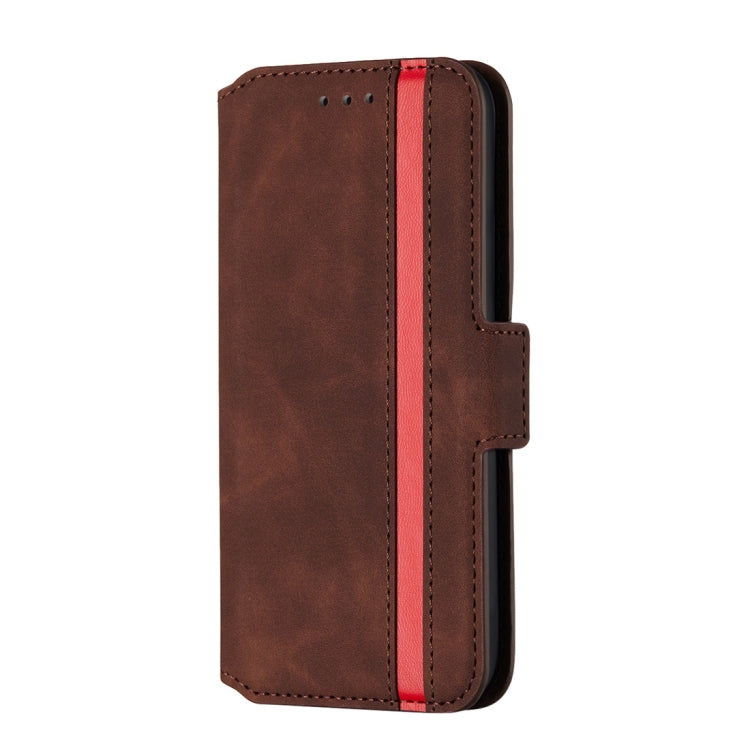 For iPhone 11 Retro Frosted Oil Side Horizontal Flip Case with Holder & Card Slots