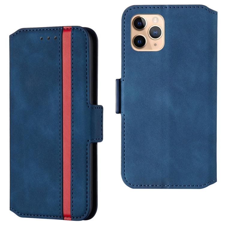 For iPhone 11 Pro Max Retro Frosted Oil Side Horizontal Flip Case with Holder & Card Slots