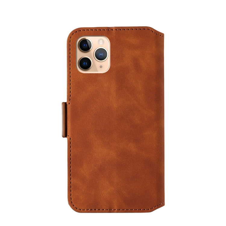 For iPhone 11 Pro Max Retro Frosted Oil Side Horizontal Flip Case with Holder & Card Slots