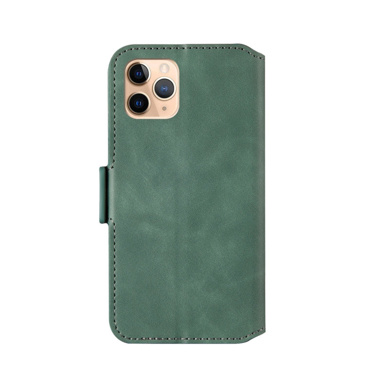 For iPhone 11 Pro Max Retro Frosted Oil Side Horizontal Flip Case with Holder & Card Slots