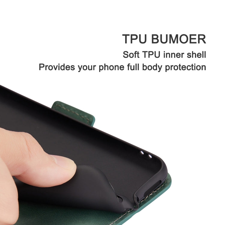 For iPhone 11 Pro Max Retro Frosted Oil Side Horizontal Flip Case with Holder & Card Slots