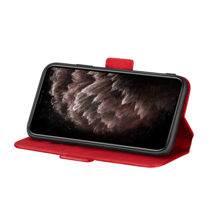For iPhone 11 Pro Max Retro Frosted Oil Side Horizontal Flip Case with Holder & Card Slots