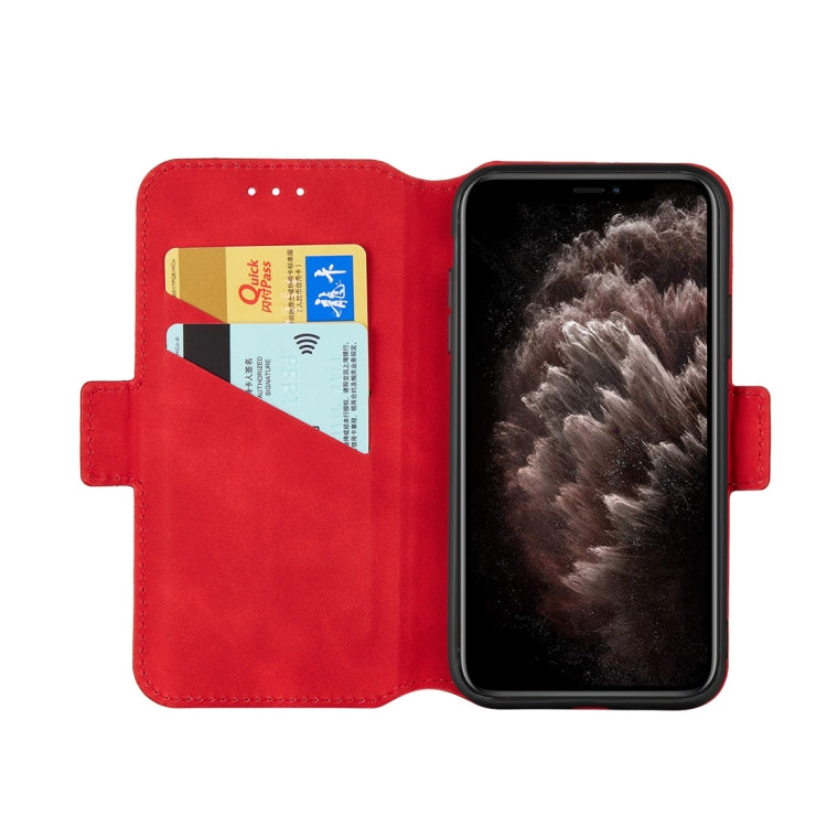 For iPhone 11 Pro Max Retro Frosted Oil Side Horizontal Flip Case with Holder & Card Slots