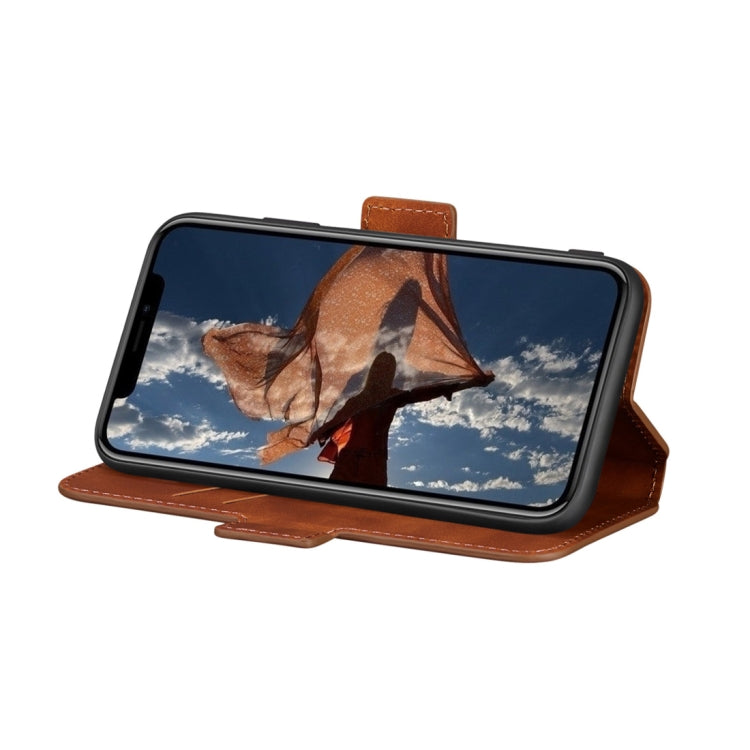 For iPhone XS Max Retro Frosted Oil Side Horizontal Flip Case with Holder & Card Slots