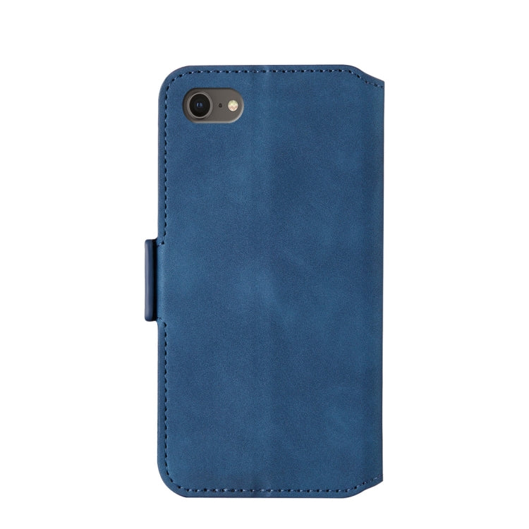 For iPhone SE 2020 & 8 & 7 Retro Frosted Oil Side Horizontal Flip Case with Holder & Card Slots