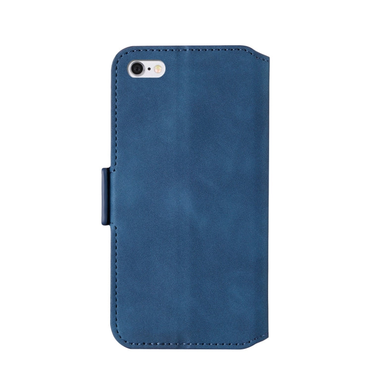 For iPhone 6 & 6s Retro Frosted Oil Side Horizontal Flip Case with Holder & Card Slots