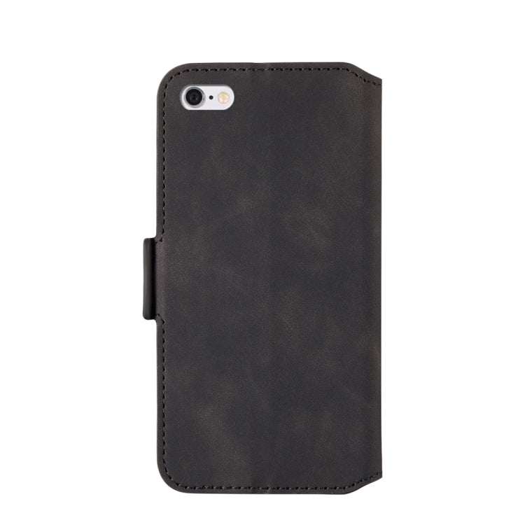 For iPhone 6 & 6s Retro Frosted Oil Side Horizontal Flip Case with Holder & Card Slots