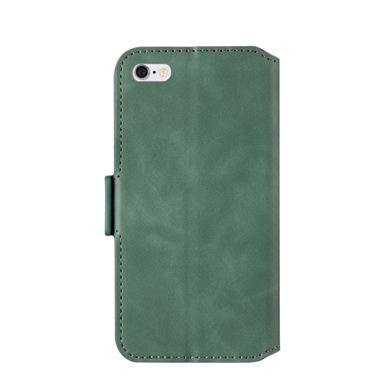 For iPhone 6 & 6s Retro Frosted Oil Side Horizontal Flip Case with Holder & Card Slots