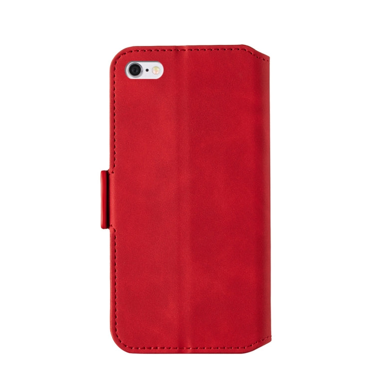 For iPhone 6 & 6s Retro Frosted Oil Side Horizontal Flip Case with Holder & Card Slots