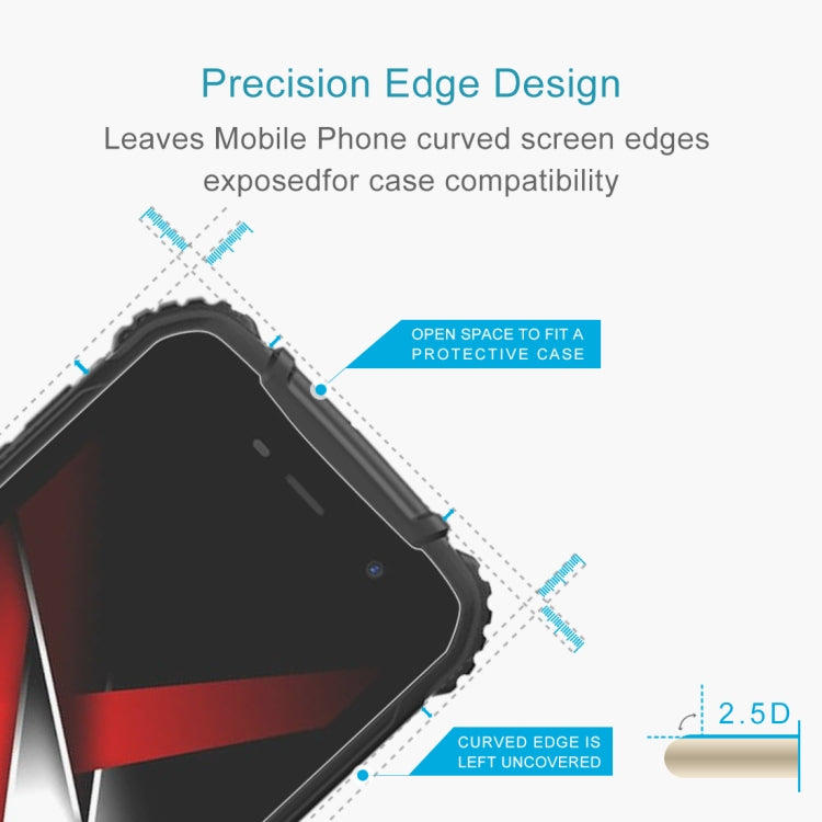 For Doogee S35 / S35 Pro 10 PCS 0.26mm 9H 2.5D Tempered Glass Film