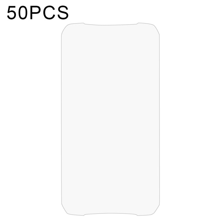 For Doogee S35 / S35 Pro 50 PCS 0.26mm 9H 2.5D Tempered Glass Film