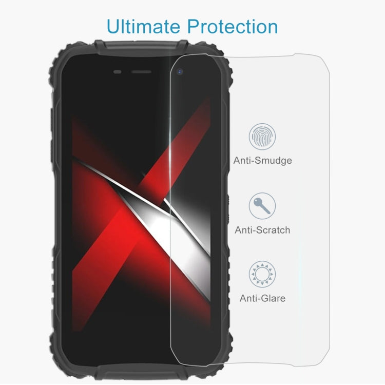 For Doogee S35 / S35 Pro 50 PCS 0.26mm 9H 2.5D Tempered Glass Film