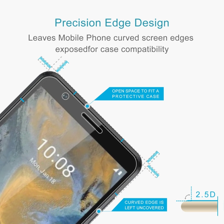 For ZTE Blade A31 0.26mm 9H 2.5D Tempered Glass Film