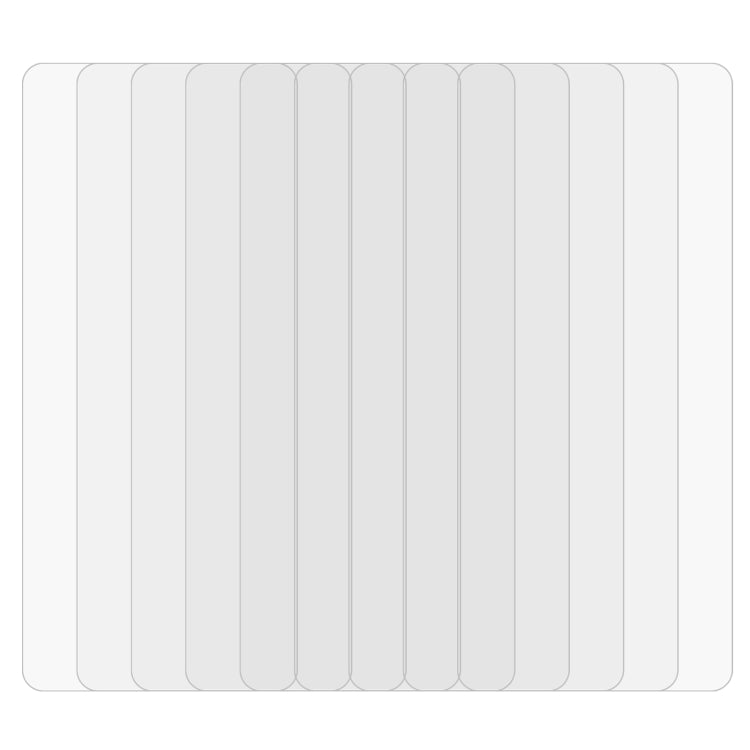 For ZTE Axon 30 5G 10 PCS 0.26mm 9H 2.5D Tempered Glass Film