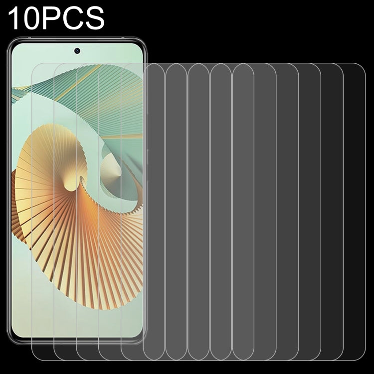 For ZTE Axon 30 Pro 5G 10 PCS 0.26mm 9H 2.5D Tempered Glass Film