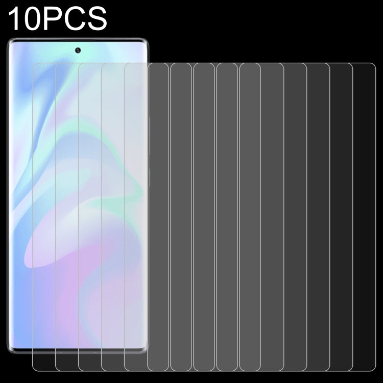 For ZTE Axon 30 Ultra 5G 10 PCS 0.26mm 9H 2.5D Tempered Glass Film