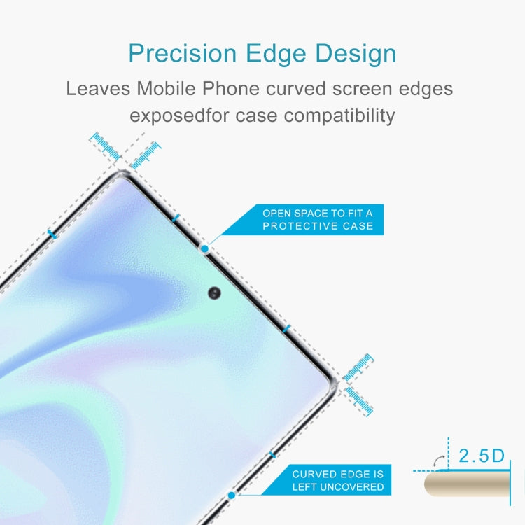 For ZTE Axon 30 Ultra 5G 10 PCS 0.26mm 9H 2.5D Tempered Glass Film