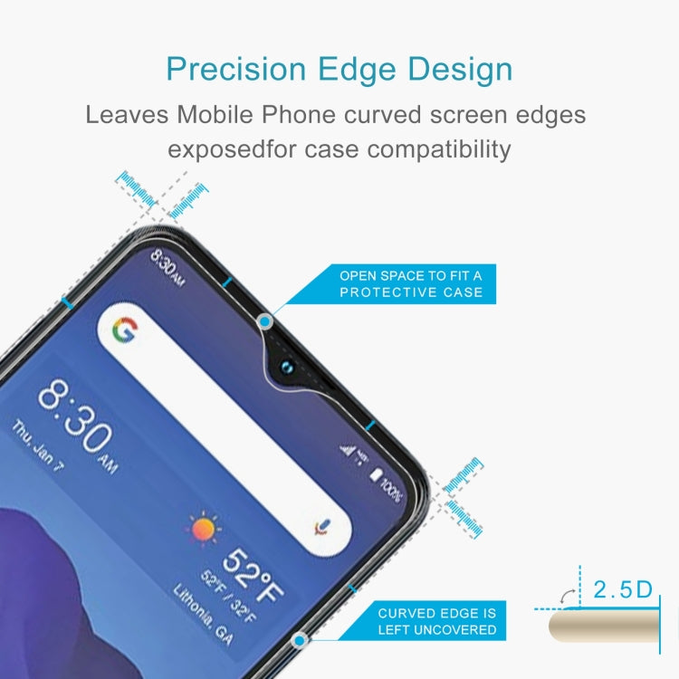 For ZTE Blade 11 Prime 10 PCS 0.26mm 9H 2.5D Tempered Glass Film