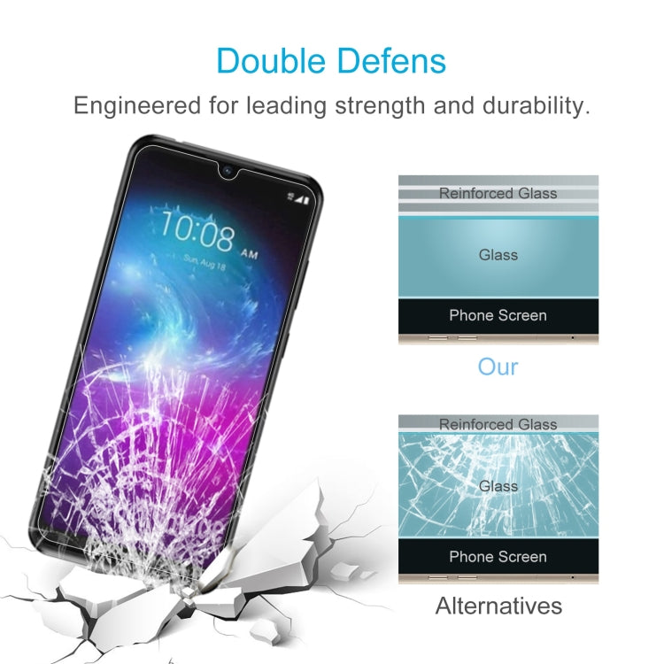 For ZTE Blade A51 Lite 10 PCS 0.26mm 9H 2.5D Tempered Glass Film