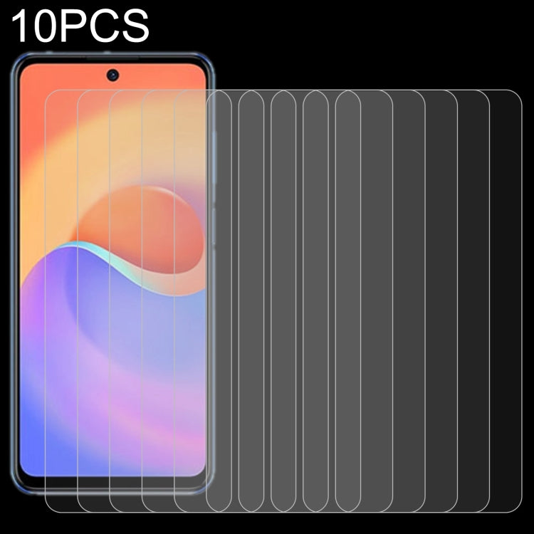 For ZTE S30 / S30 Pro / S30 SE 10 PCS 0.26mm 9H 2.5D Tempered Glass Film