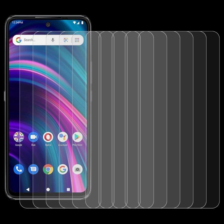 For BLU G91 Pro 50 PCS 0.26mm 9H 2.5D Tempered Glass Film
