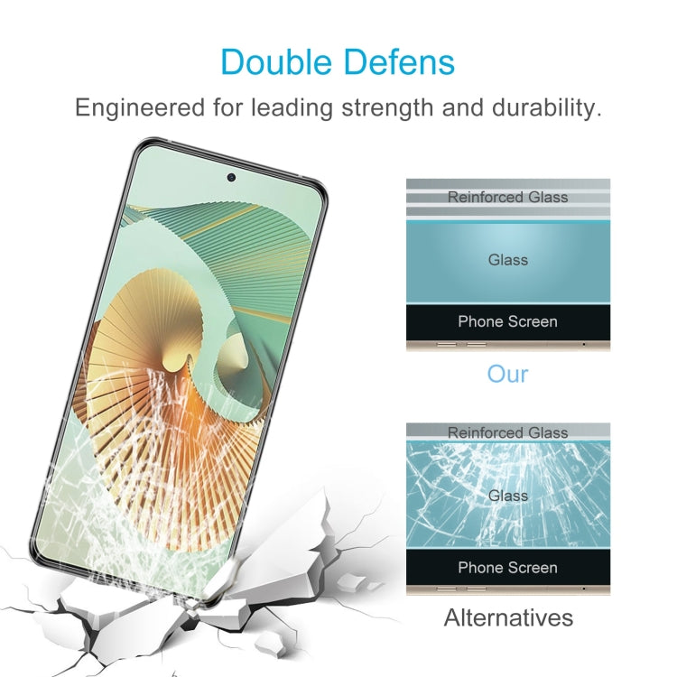 For ZTE Axon 30 Pro 5G 50 PCS 0.26mm 9H 2.5D Tempered Glass Film