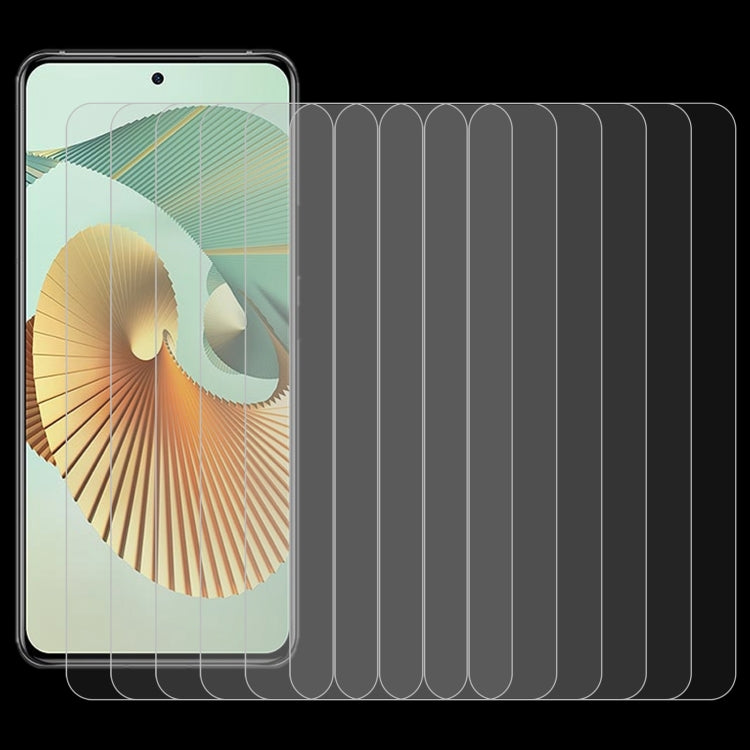 For ZTE Axon 30 Pro 5G 50 PCS 0.26mm 9H 2.5D Tempered Glass Film