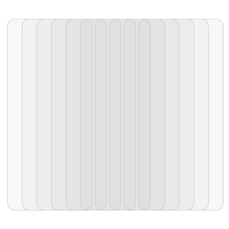 For ZTE Blade V30 50 PCS 0.26mm 9H 2.5D Tempered Glass Film