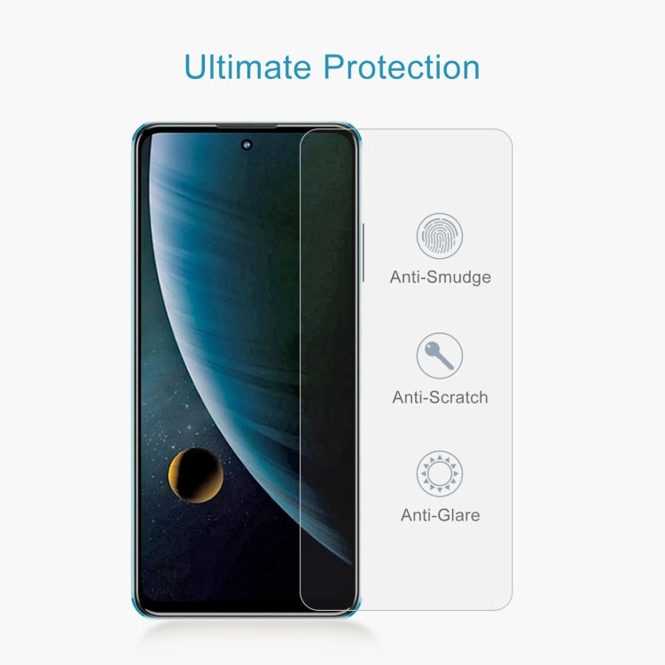 For ZTE Blade V30 50 PCS 0.26mm 9H 2.5D Tempered Glass Film