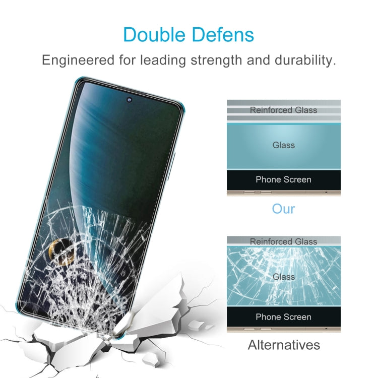 For ZTE Blade V30 50 PCS 0.26mm 9H 2.5D Tempered Glass Film