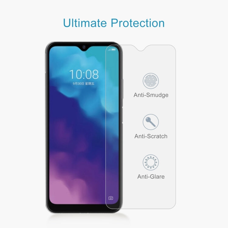 For ZTE V2022 50 PCS 0.26mm 9H 2.5D Tempered Glass Film