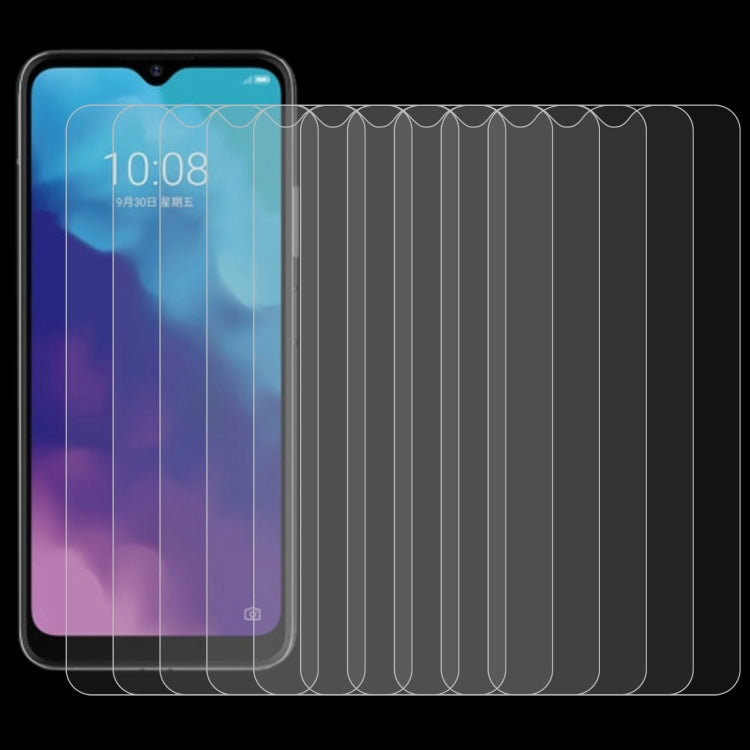 For ZTE V2022 50 PCS 0.26mm 9H 2.5D Tempered Glass Film