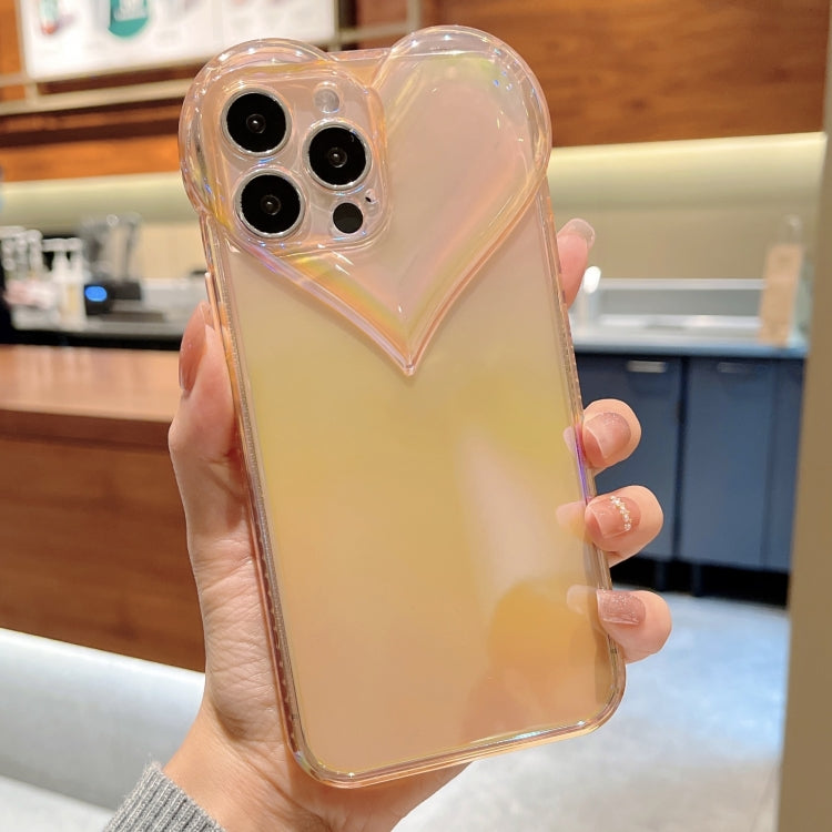 For iPhone 13 mini Love-heart Colorful TPU Phone Protective Case