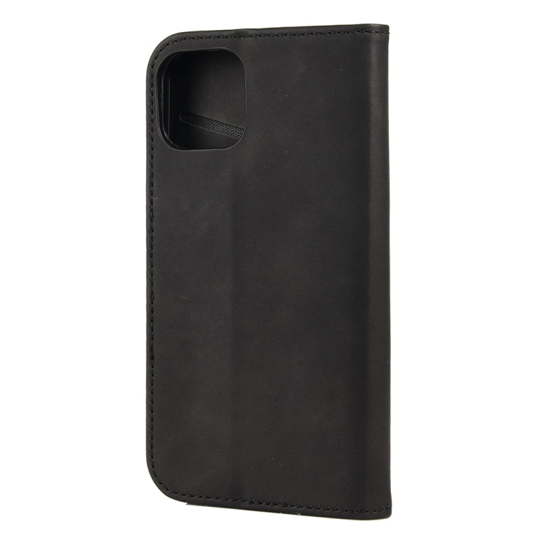 For iPhone 13 Pro Max Skin Feel Splicing Leather Phone Case