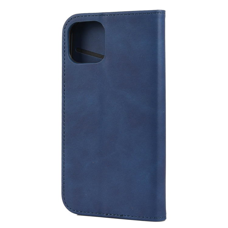 For iPhone 13 Pro Max Skin Feel Splicing Leather Phone Case