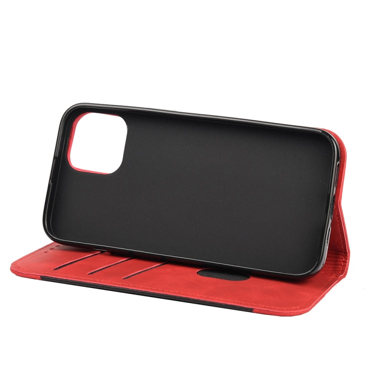 For iPhone 13 Pro Skin Feel Splicing Leather Phone Case