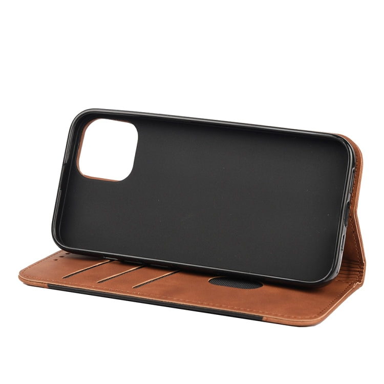 For iPhone 13 Pro Skin Feel Splicing Leather Phone Case