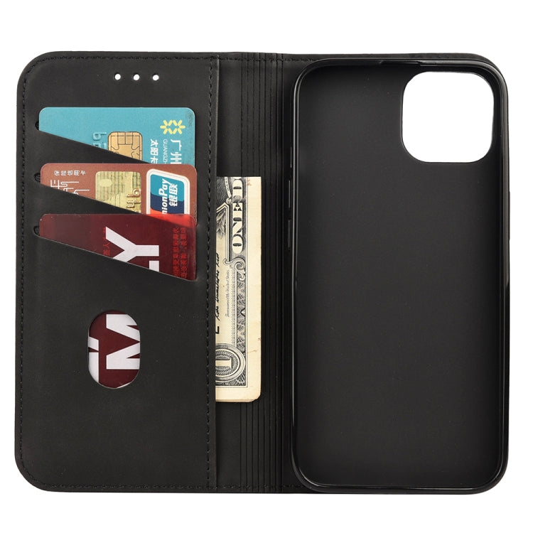 For iPhone 12 Pro Max Skin Feel Splicing Leather Phone Case