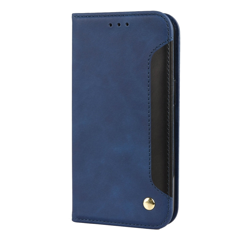 For iPhone 12 Pro Skin Feel Splicing Leather Phone Case