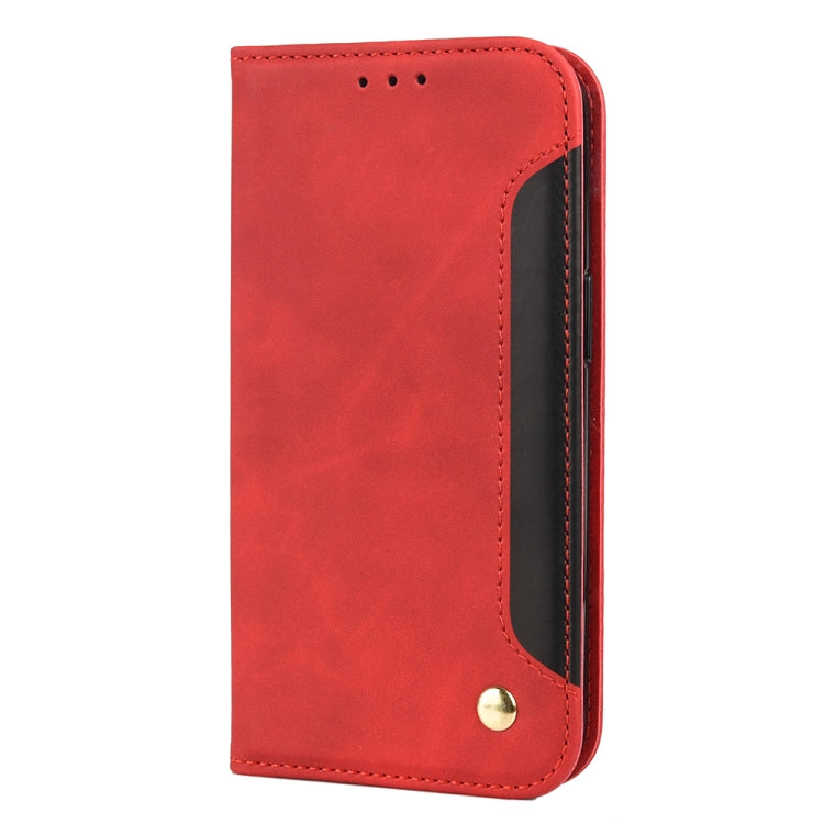 Skin Feel Splicing Leather Phone Case For iPhone 11 Pro