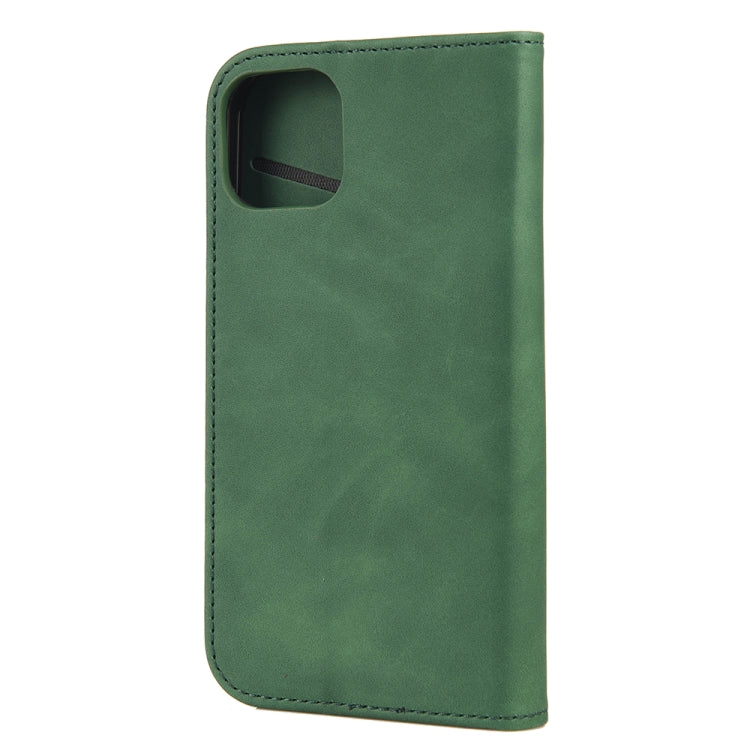 Skin Feel Splicing Leather Phone Case For iPhone 11