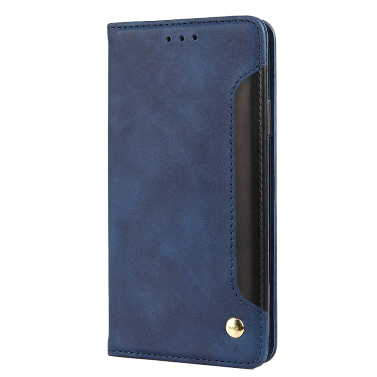 For iPhone XR Skin Feel Splicing Leather Phone Case