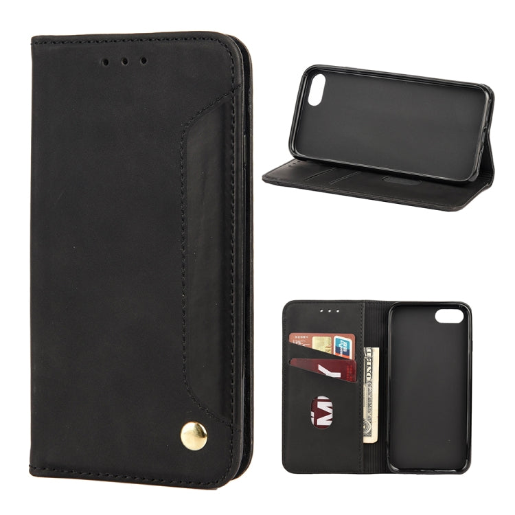 For iPhone SE 2022 / SE 2020 / 8 / 7 Skin Feel Splicing Leather Phone Case