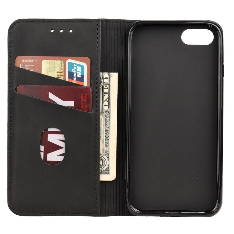 For iPhone SE 2022 / SE 2020 / 8 / 7 Skin Feel Splicing Leather Phone Case